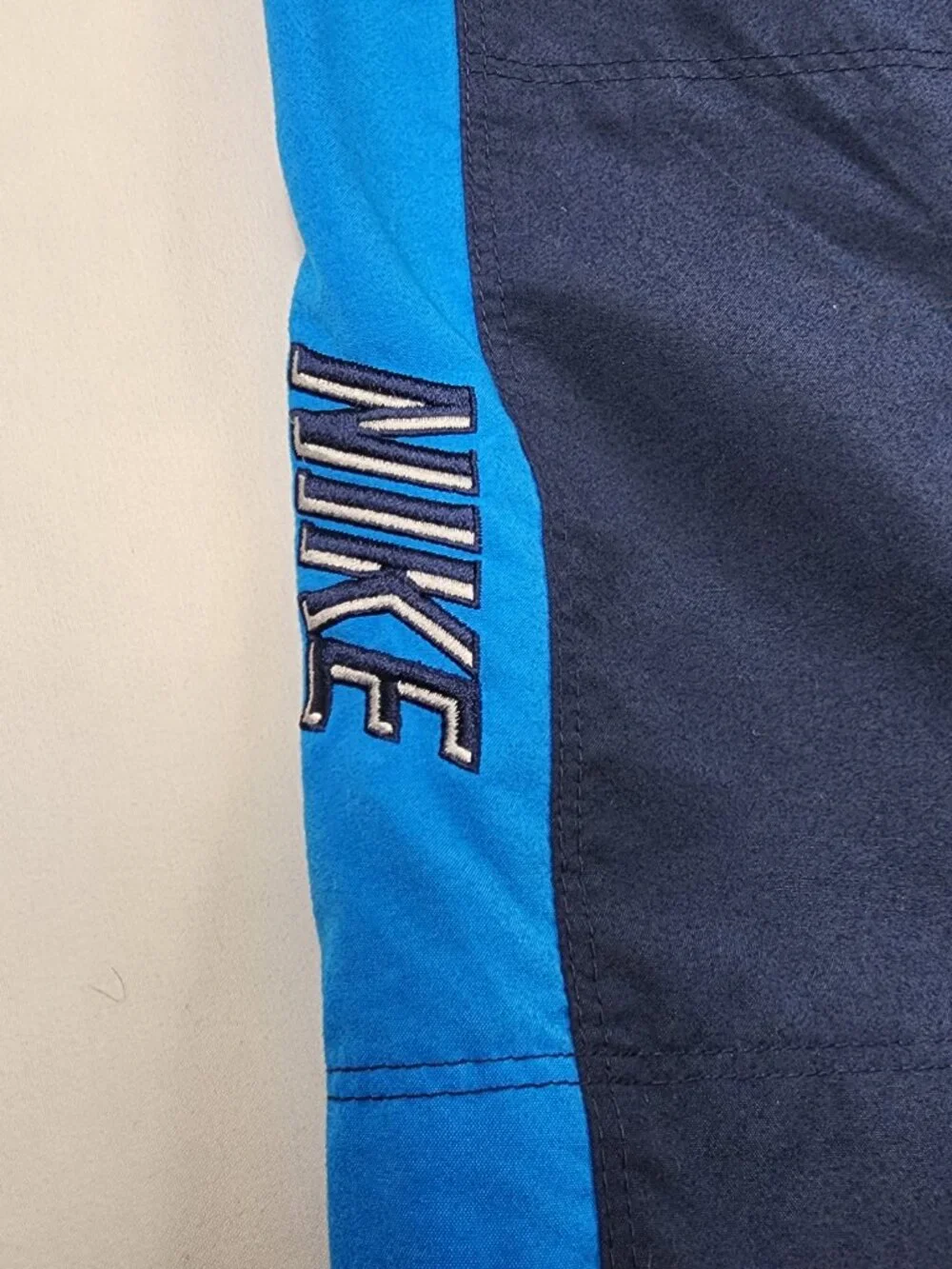 Nike Mens XXL Blue Swim Trunks Shorts Pockets Athletic Drawstring Stretch